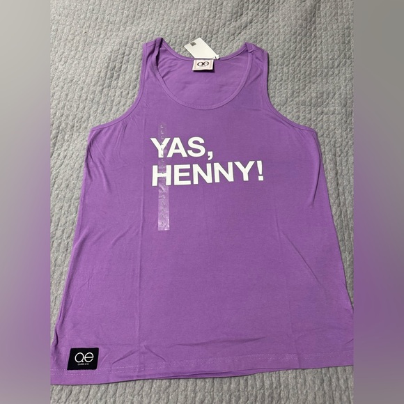 Queer Eye Other - Queer Eye Yas Henny Purple Tank Top Size L